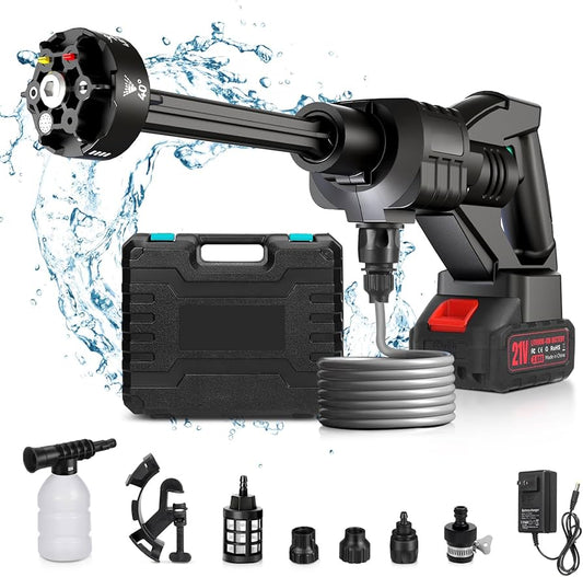 Rechargeable Pressure Washer Gun – High Power Portable Cleaning Tool