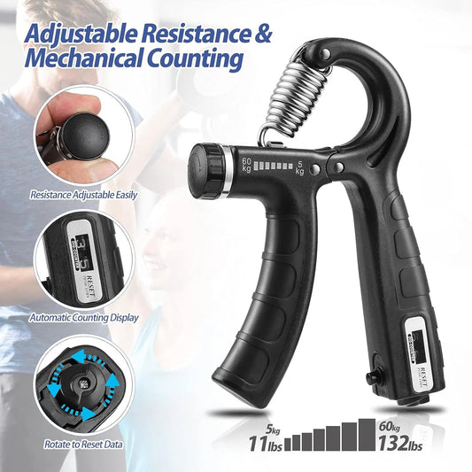 Automatic Counter Hand Gripper – Smart Grip Strength Trainer