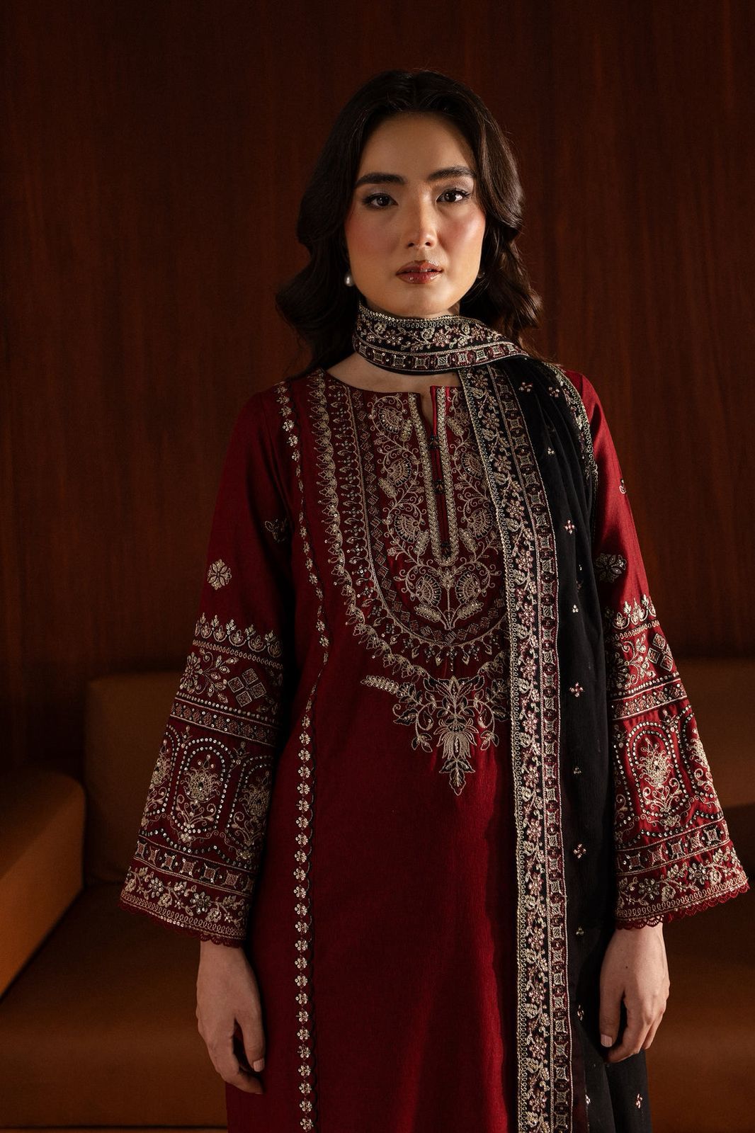 Alhamdulillah Eid Collection 2026 – LAAM Most Demanding Edition 3PC Unstitched Lawn Suit with Cotton Net Embroidered Dupatta | Premium Summer Wear | Free Delivery
