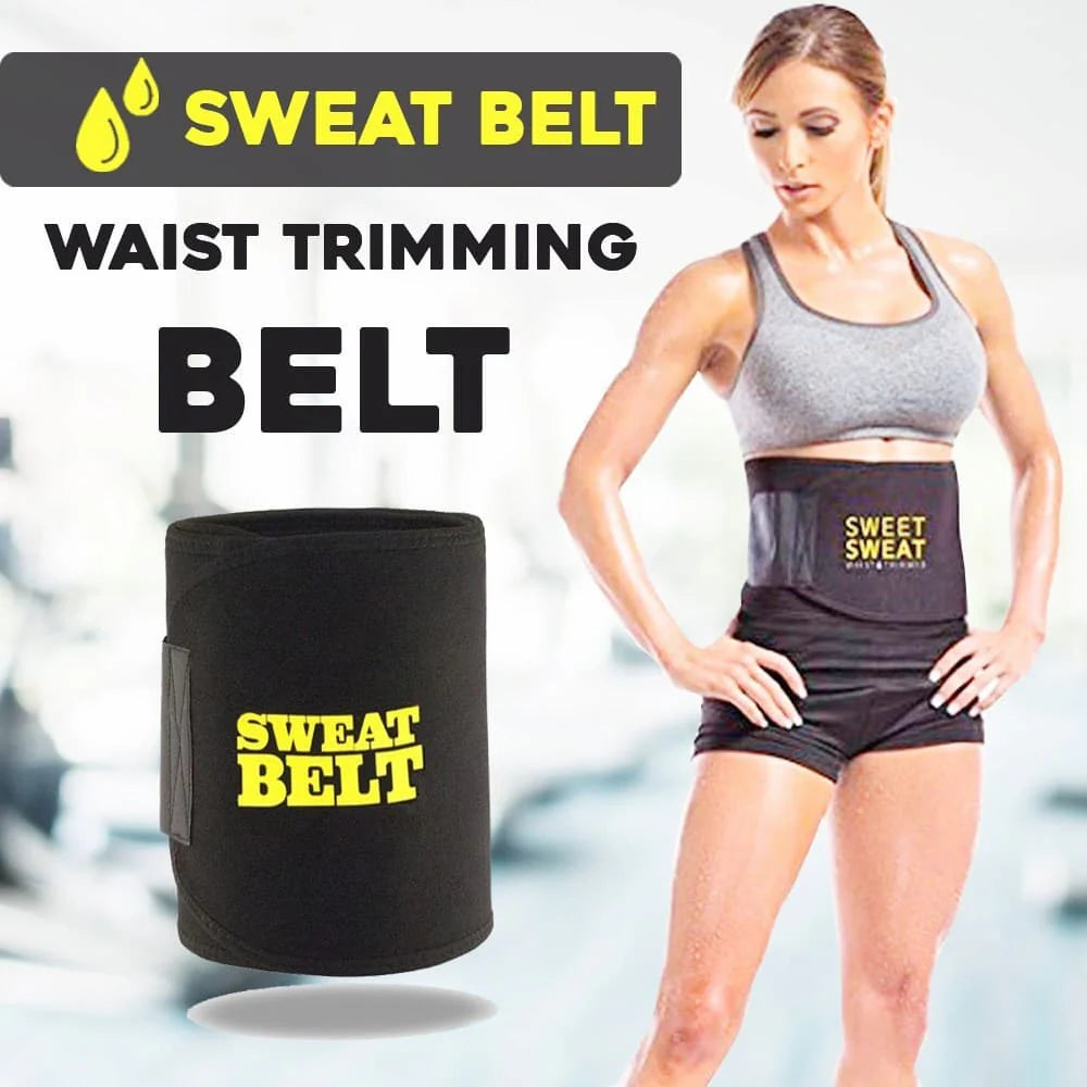 Slimming Sweat Belt – Hot Shaper Waist Trimmer Belt For Men & Women